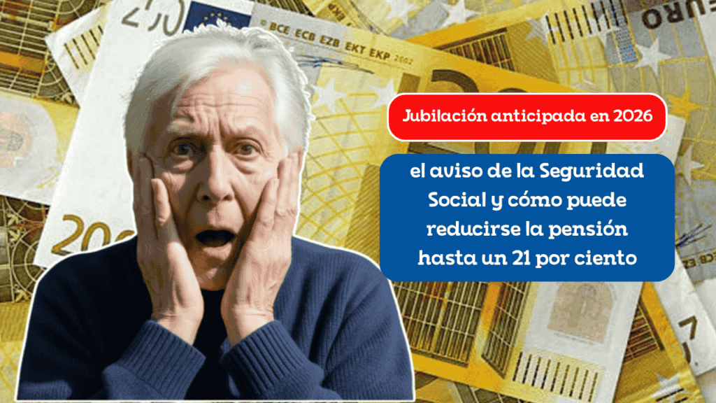 Jubilación anticipada en 2026: el aviso de la Seguridad Social y cómo puede reducirse la pensión hasta un 21 por ciento