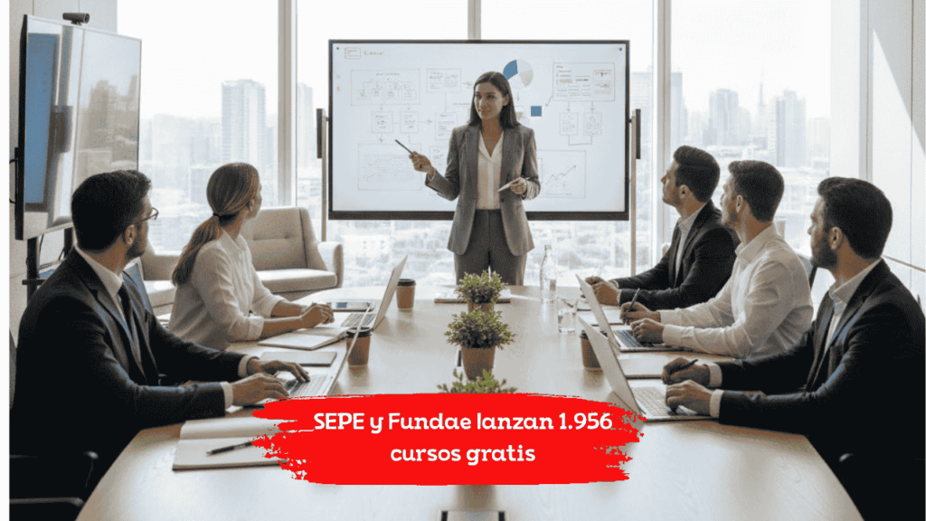 SEPE y Fundae lanzan 1.956 cursos gratis: inscripciones abiertas para trabajos de oficina